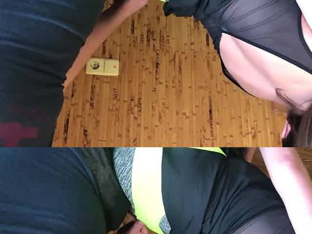 Wifes Sister Lets Cum In Her Panties And Leggings After Intense Fuck