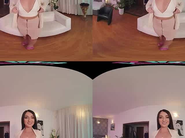 A Quickie Before Dinner - Beautiful Brunette Virtual Girlfriend Experience POV VR