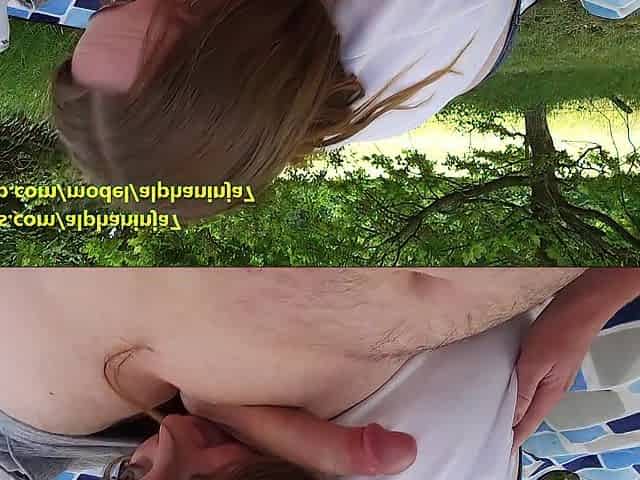 Seductive mother I'd like to fuck Gets Playful on the Park Picnic