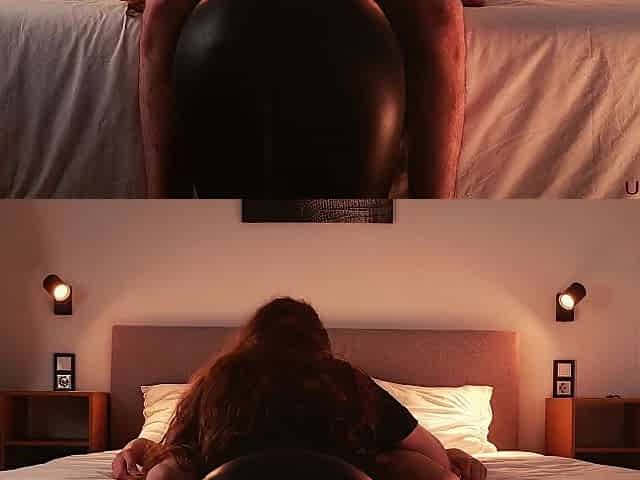 My wife was drilled roughly by my ally! i lick cum