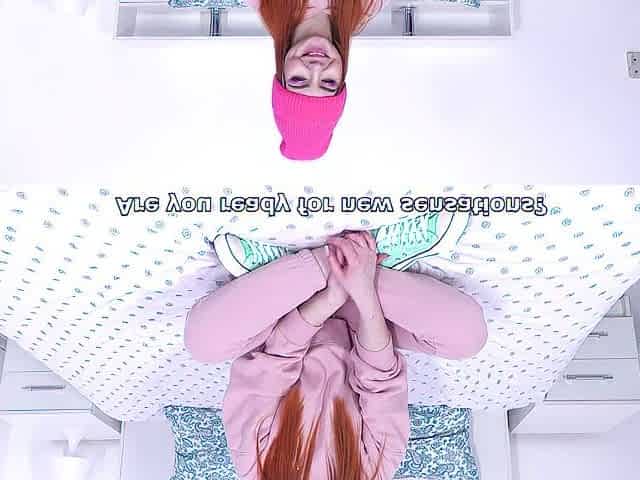 1st Anal Casting for 19yo Redhead Kitsune Liss and Cum in Throat