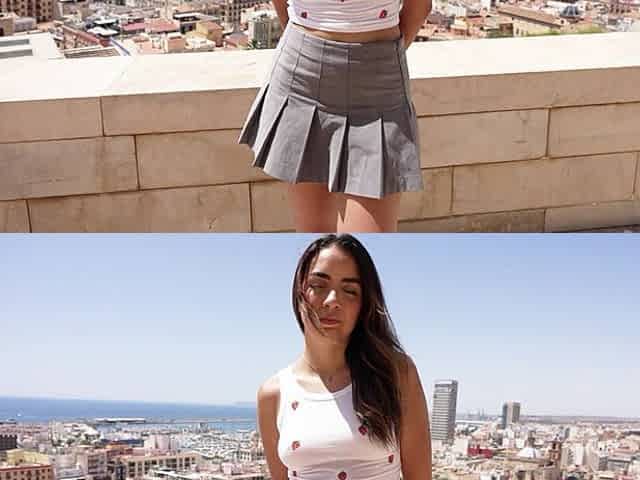 German Scout - Latina Girl Kitty Love Pick up for Casting Fuck with Massive Cum