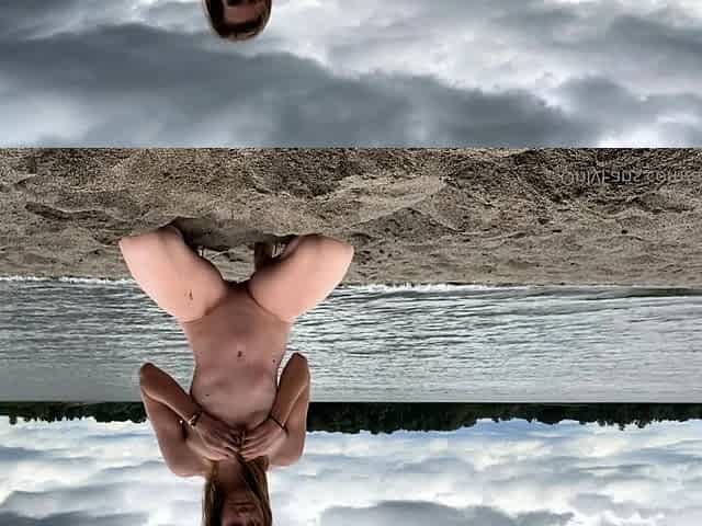 Amateur teen outdoor solo play