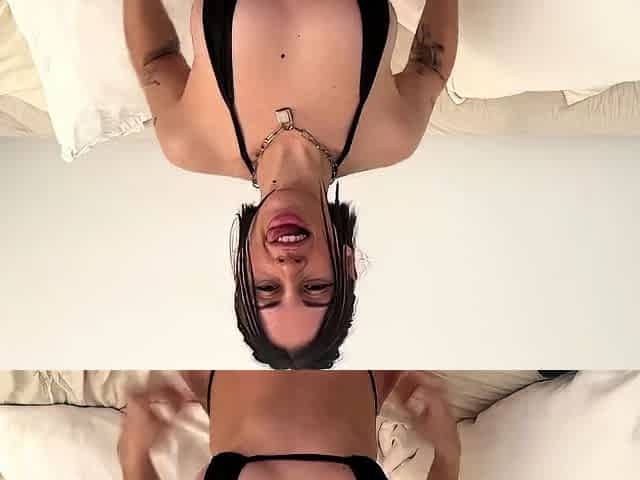 Latina teen Renae Cruz hot solo dildo masturbation