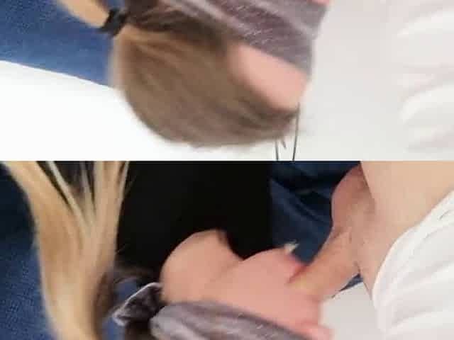 Blonde Amateur Swallows Cum