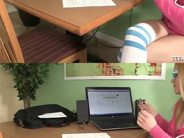 Golden-haired Teen Tugjob