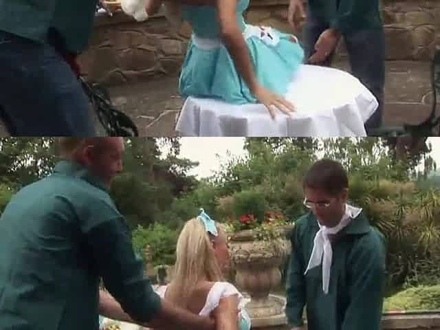 Jodi James and Stacey Saran Cosplay Vaginas Getting Screwed 2 At A Time By Strangers
