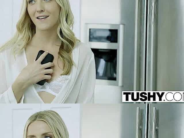 TUSHY Hot Wife Gets Fucked by Husbands Colleague