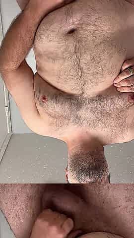 Plump Guy Plays With Rod Like Clitoris Another time And Cums