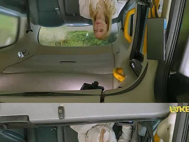 My Boss screws me in the back of the taxi - Fake Taxi