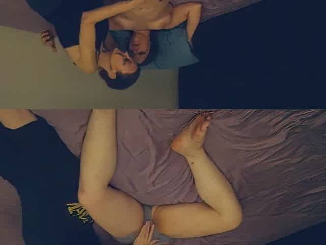 Real Lesbo Pair Fingers And Plays With Girlfriend Below Pants