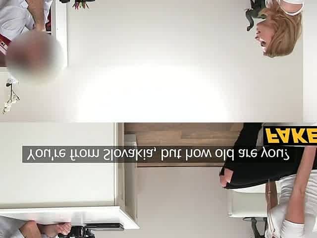 Fake Agent Model gives fresh boss control of her sextoy