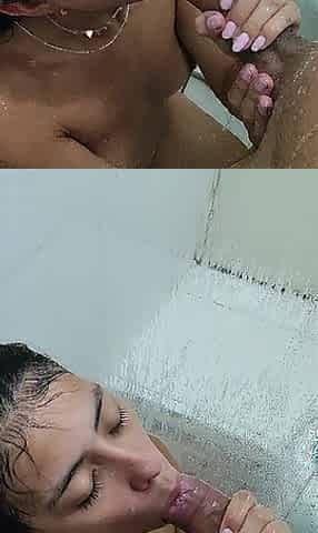 This chab poked anything into my throat in the shower.