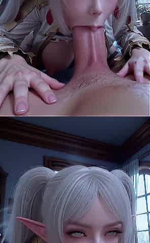 Frieren Moonlit Bedroom Fully Undressed Hard Screw Ai Generated POV Animation