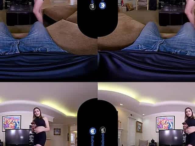 Blair Williams, Virtual Reality And Vr Porn - Big Boobed Must Cum Before Her Flight