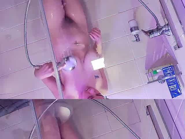 Taking a Hawt Shower with Soap, Lots of Soap and Boob Massage