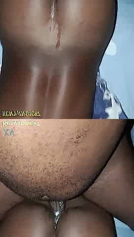 Ebony Hot Girlfriend Getting Fucked From Behind and Creaming On My DickFull Video