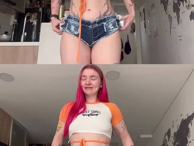 POV Sexy Thick Secretary fucks Boss then Pees on him