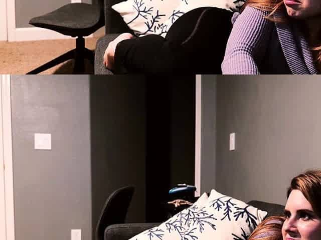 Amateur Blonde Blowjob handjob and cumshot