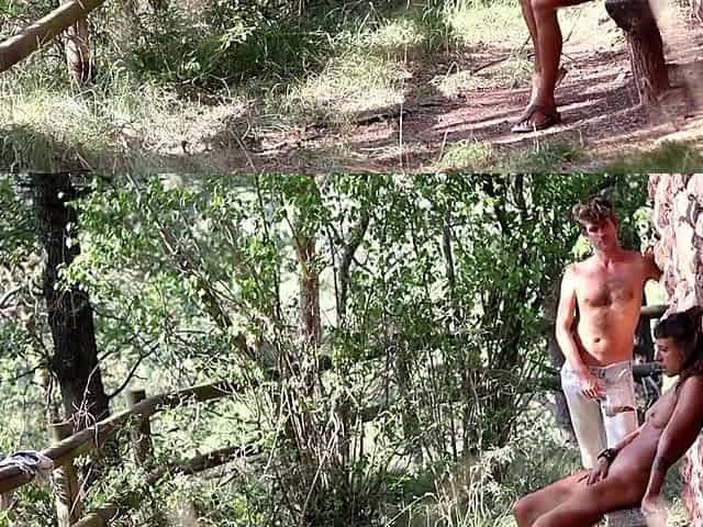 Outdoor Obsession: Forest Edition. Hawt Hotty and Hunk. Don't miss her riding...