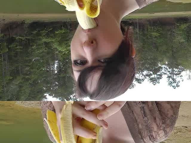 Emo girlfriend screwed in the forest