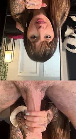 Amateur emilee parker gives a pov blowjob