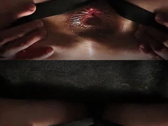 Smooth Femboy Streches Gap [Cum Lube]