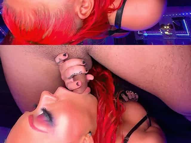 Giving Ms Red X a LARGE creampie