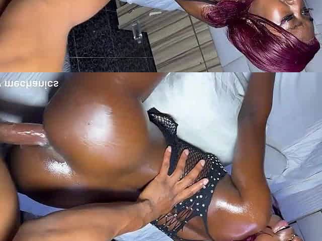 constricted booty baddie drilled anal untill climax