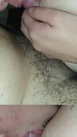 Large bazookas angel sucks my hard shlong until this babe gets a full load of cum