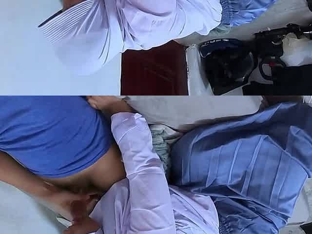 [dc] Asian Hijab Girl Shocked to See a Morning Wood From Her Step Stepbrother - Minokiiko