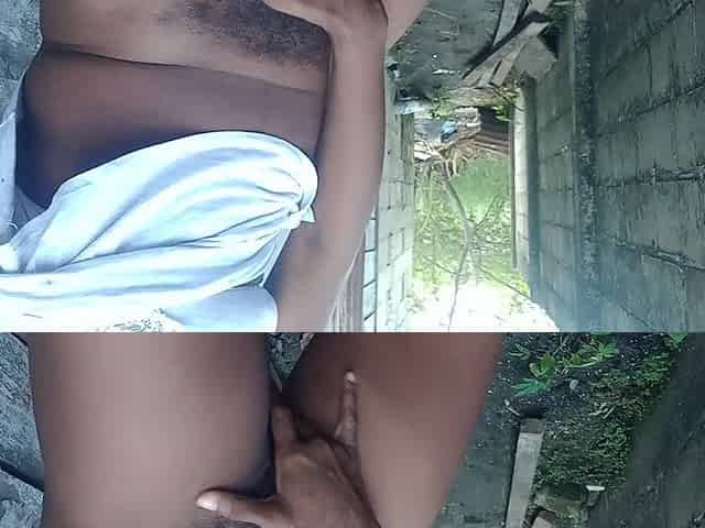 AMATEUR PEE MASTERBATEING OUTDOOR