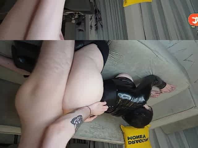 Busty Milf In Stockings And High Heels Gets Fucked Hard In All Holes And Swallows Cum