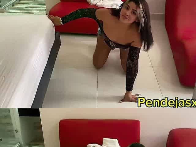 Breaking a Latin chick's butt