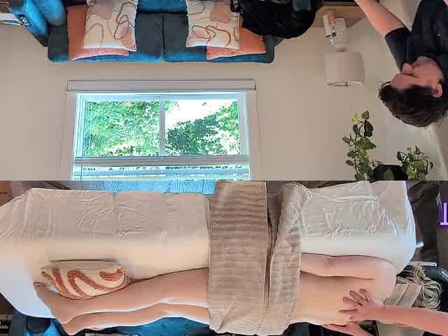 Visiting My Favorite Massage Therapist - Jess And James