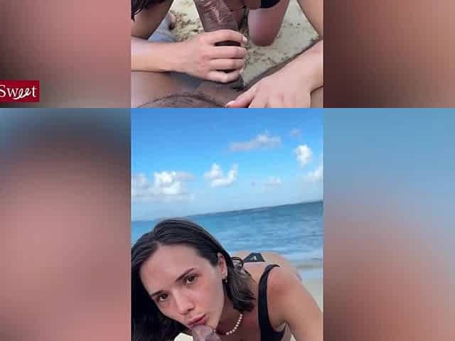 Large Boobs Nympho Eve Pleasing Railed Coarse By BBC Troy Francisco In Public Beach