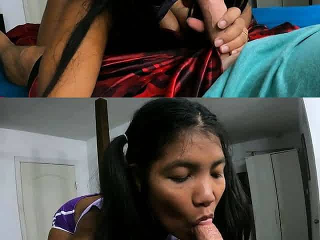 POVLife Teen Riley Reed POV big cock blowjob sex