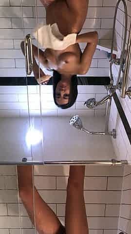 Small titted babe toys her pussy on webcam