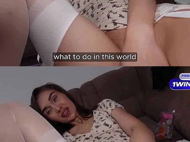 Homeschooling ended with orgasms and cum in my throat