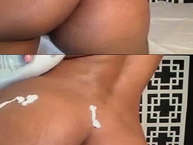 Big Black Amateur Ass on Webcam
