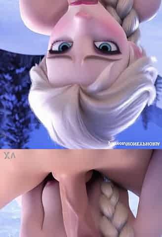 Elsa Frozen Disney CG porn animation