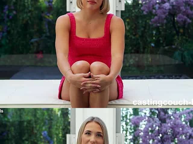 Blonde showed her real emotions on the casting during orgasming on the BBC