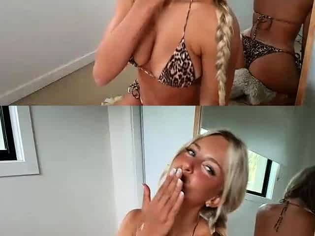 Alluring Blonde Babe with Pink Pussy Masturbate on Cam