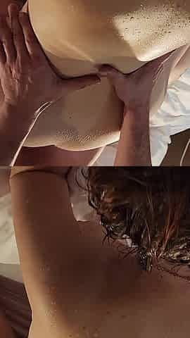 A fan met on a cam fucks my ass in a hotel