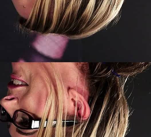 Hardcore ffm blowjob and doing handjob