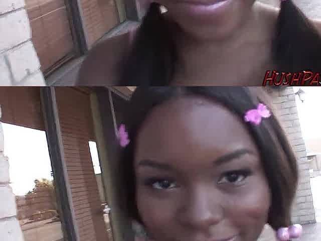 Busty Babe Candice Samples A White Man Meat Treat