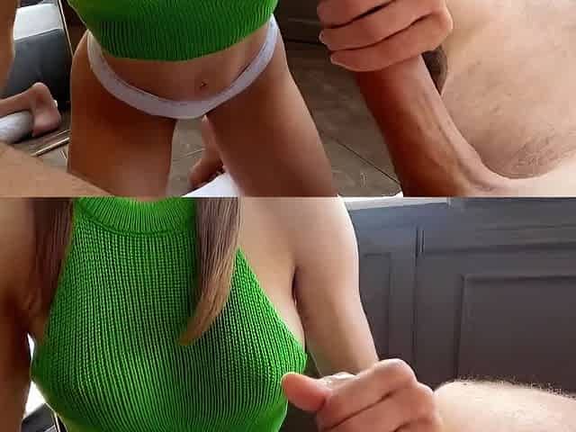Melissa Burn - A shy neighbor girl with two pigtails easily