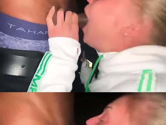 Ghetto White Girl Throats BBC Whole