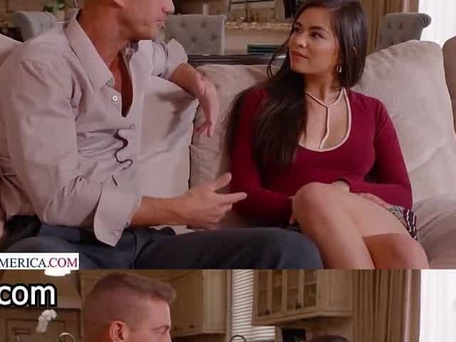 Scarlett Fucks Her Stepdads Friend To Get Her Spain Trip Paid