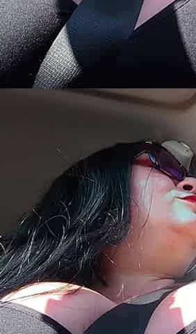 Sharing My Tits in Outdoor Public Route